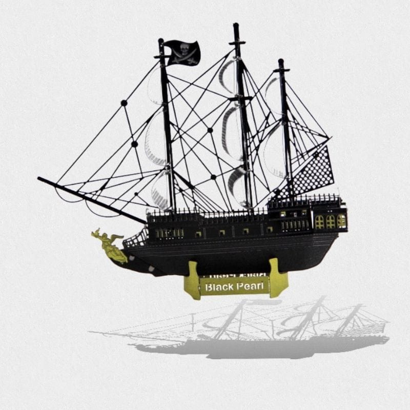 Maquette bateau pirate Black Pearl